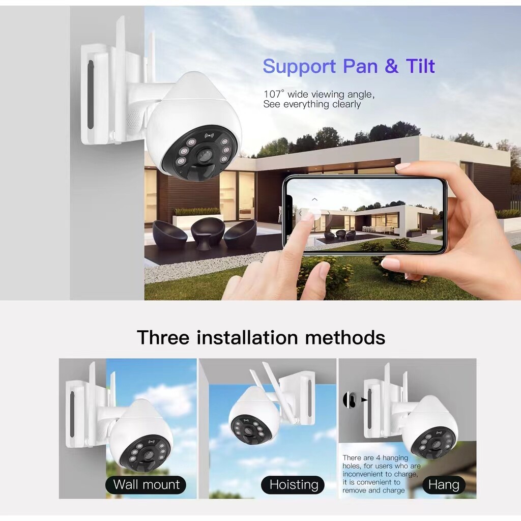 กล้องวงจรปิดCS69 กล้องวงจรปิดไร้สาย Outdoor ความละเอียด3MP(1296P) กัน ...