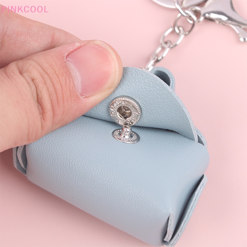 pinkcool-พวงกุญแจ-กระเป๋าสตางค์-กระเป๋าใส่เหรียญ-หนังนิ่ม-น่ารัก-สําหรับผู้หญิง-ขายดี