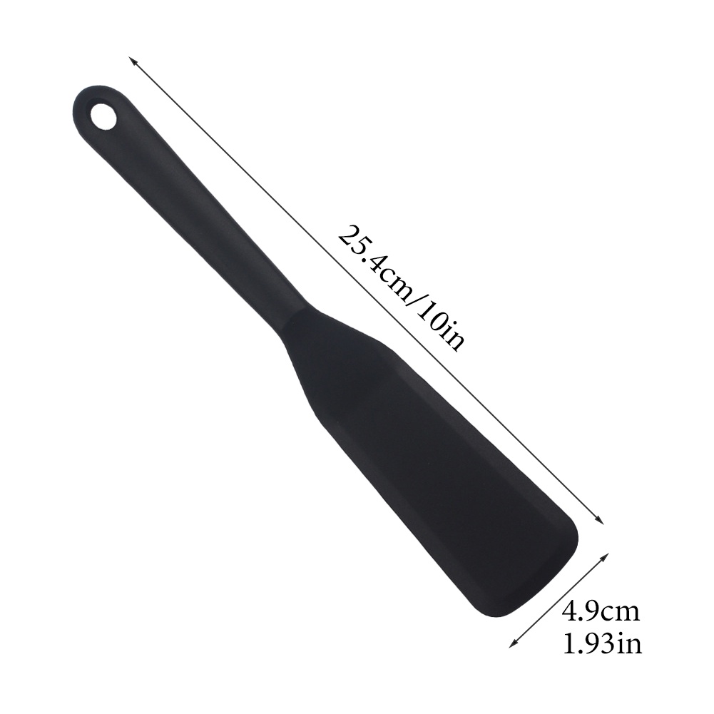 2pcs-universal-thin-cooking-tool-heat-resistant-long-handle-non-stick-easy-clean-pancake-steak-silicone-spatula