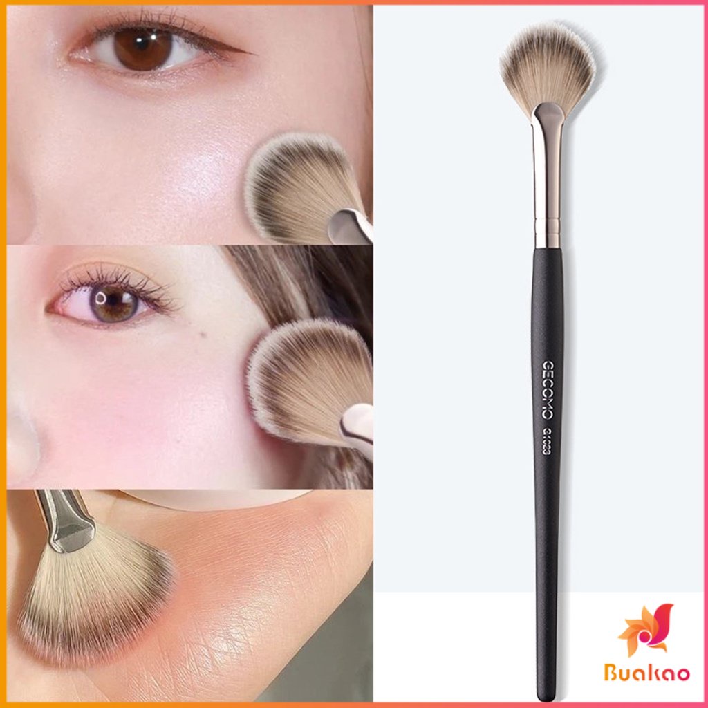 buakao-แปรงปัดไฮไลท์-แปรงปัดแก้ม-ทรงใบพัดขนาดเล็ก-makeup-brush