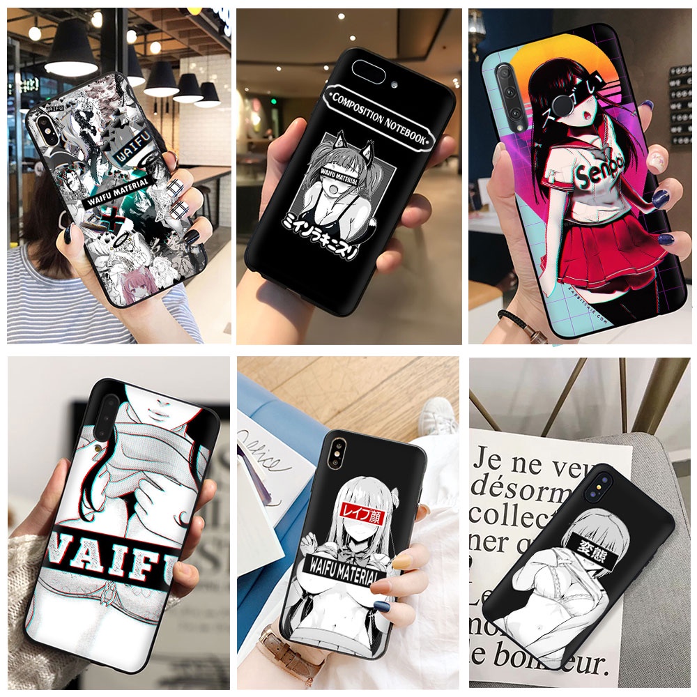 เคสโทรศัพท์ซิลิโคน-แบบนิ่ม-ลายอนิเมะ-waifu-sugoi-senpai-สําหรับ-vivo-t1-t1x-5g-y10-y53s-5g-y75-y9s-x50-lite-zm09