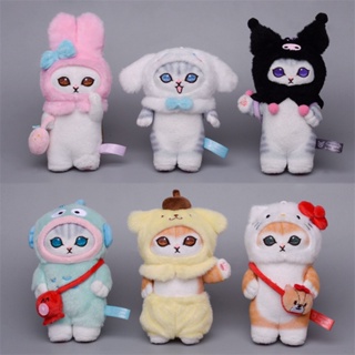 Ns3 Sanrio x Mofusand ตุ๊กตาแมว Kuromi Melody Cinnamoroll ของเล่นสําหรับเด็ก