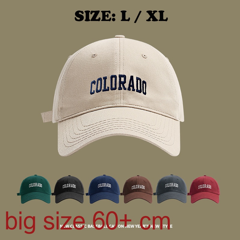 หมวกเบสบอล-ผ้าฝ้าย-ขนาดใหญ่พิเศษ-สามารถปรับได้-เหมาะกับใส่กลางแจ้ง-สําหรับผู้ชาย-และผู้หญิง