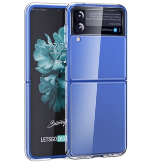 เคสโทรศัพท์มือถืออะคริลิคใส กันกระแทก สําหรับ Samsung Galaxy Z Flip3 Flip 4 5 Flip5 Flip4 Flip 3