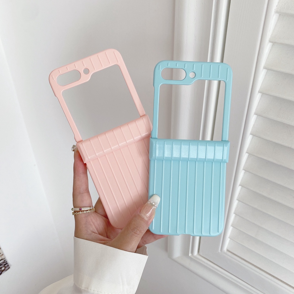 เคสโทรศัพท์มือถือ-ลายทาง-สีมาการอง-สําหรับ-samsung-galaxy-z-flip5-z-flip-5-flip-z-5