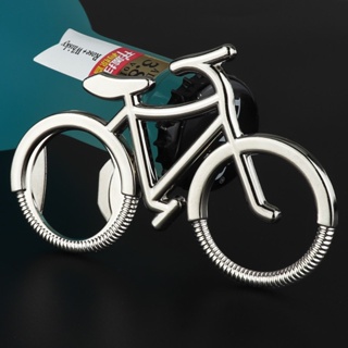 พวงกุญแจโลหะ จี้รูปจักรยาน ขนาดมินิ สีพื้น เหมาะกับของขวัญ แบบสร้างสรรค์ สําหรับผู้หญิง และผู้ชาย