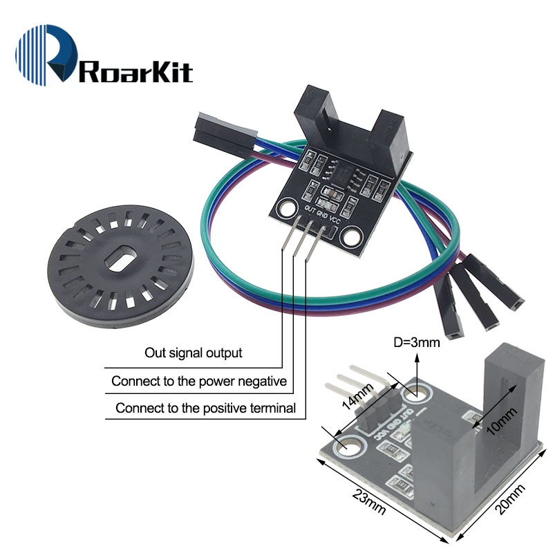 เซ็นเซอร์วัดความเร็วสองเท่าพร้อมโฟโตอิเล็กทริค Encoders Kit top สําหรับ ...