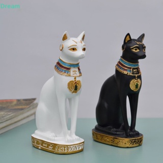 &lt;Dream&gt; ฟิกเกอร์เรซิ่น รูปปั้นแมวอียิปต์ สไตล์วินเทจ โมเดิร์น สําหรับตกแต่งบ้าน