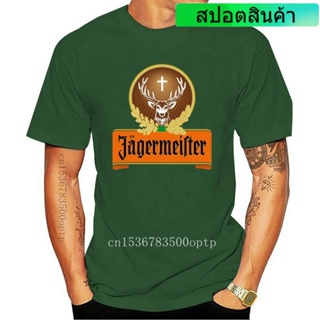 แฟชั่นใหม่ล่าสุด เสื้อยืด พิมพ์ลายโลโก้ Jagermeister Jager Bomb ค็อกเทล Usa ไซซ์ En1