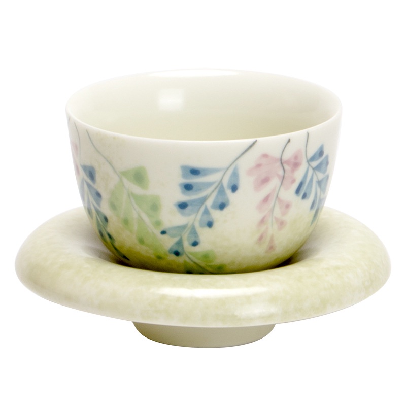 wisteria-ชุดถ้วยชาเซรามิค-ลายดอกไม้-สไตล์กังฟู-ใช้ในครัวเรือน-a025