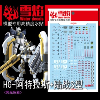 Xueyan HG 1/144 ATLAS + GRD S TYPE สติกเกอร์รูปลอกสไลด์น้ําเรืองแสง