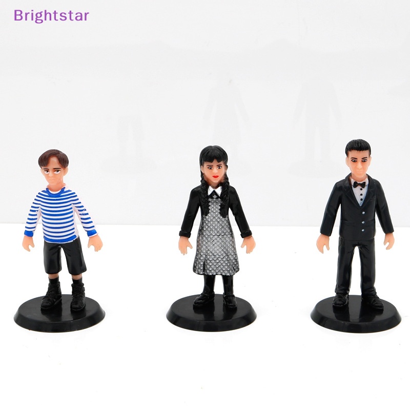 brightstar-ใหม่-ฟิกเกอร์-pvc-รูปปั้นอนิเมะวันพุธ-10-ซม-6-ชิ้น-ต่อชุด