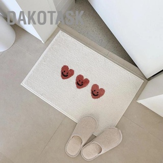 DAKOTASK เสื่อประตูห้องน้ำ PVC เป็นมิตรกับสิ่งแวดล้อม Squared Antiskid Soft Kitchen Floor Mat for Home