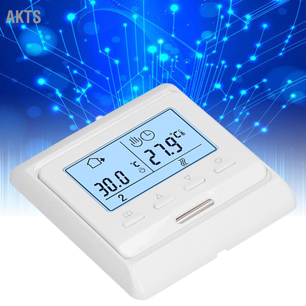 akts-me5516-เทอร์โมสตัท-lcd-ที่ตั้งโปรแกรมได้-smart-thermostat-สำหรับการทำความร้อนใต้พื้น-เครื่องทำน้ำร้อน