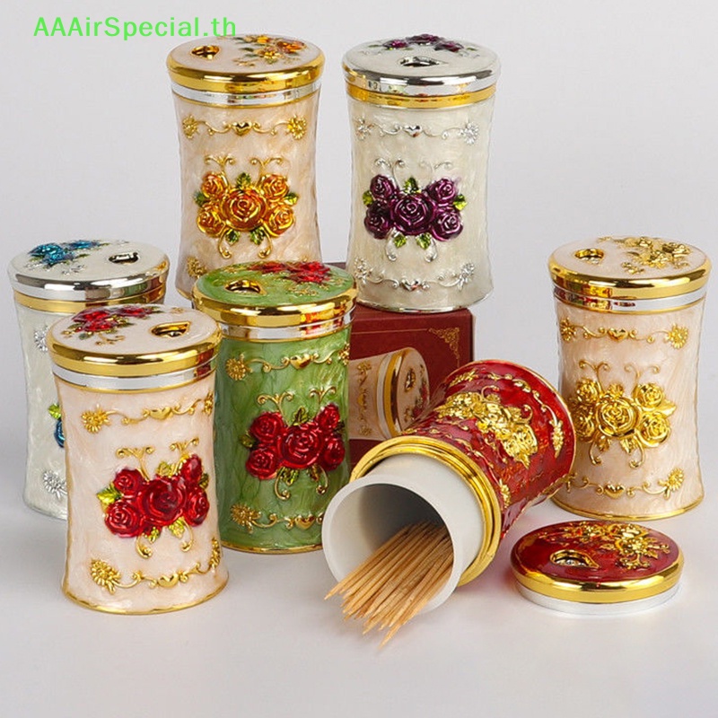 aaairspecial-กล่องไม้จิ้มฟันพลาสติก-สไตล์ยุโรป-ย้อนยุค-สําหรับจัดระเบียบไม้จิ้มฟัน