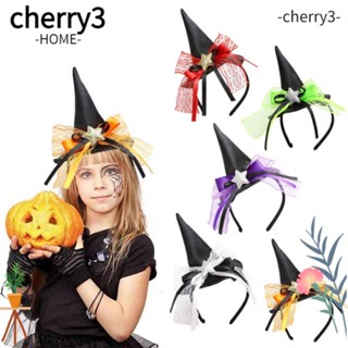 Cherry3 ที่คาดผมคอสเพลย์ รูปแม่มด ประดับโบว์ ลูกไม้ สร้างสรรค์ เครื่องประดับ สําหรับผู้ใหญ่ และเด็ก เหมาะกับงานปาร์ตี้ฮาโลวีน