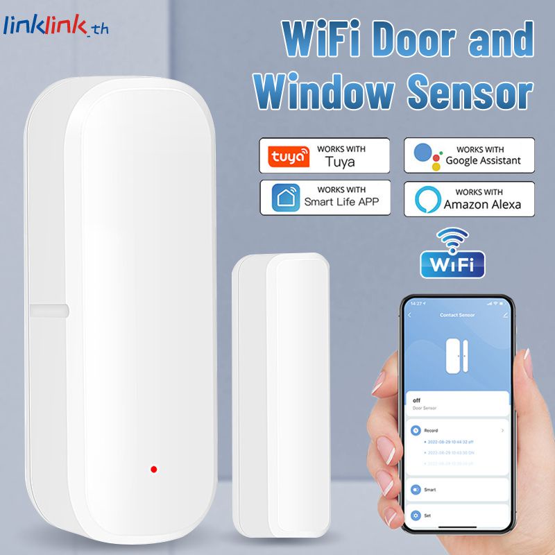 Door Alarms When Opened Tuya Smart Home Door Window Contact Sensor