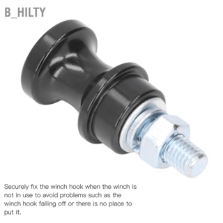 B_HILTY Winch Hook Stand Bolt Mount เหล็กกันสนิมสำหรับ 3/8in 1/2in U Shape Clip Semi Linkage Winches