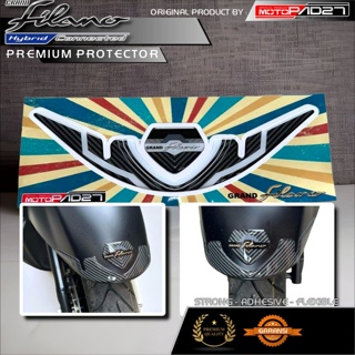 สติกเกอร์บังโคลนหน้า เรซิน ลายนูน พรีเมี่ยม สําหรับ Yamaha Grand Filano 2023 Motopad27