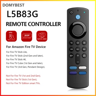 ❤ Domybest รีโมตคอนโทรลทีวี พร้อมรีโมตควบคุมด้วยเสียง แบบเปลี่ยน สําหรับ Amazon Fire TV