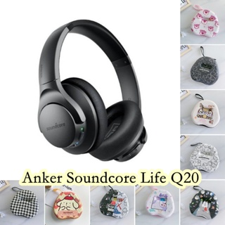 【จัดส่งด่วน】เคสหูฟัง ลายการ์ตูน สําหรับ Anker Soundcore Life Q20 Soundcore Life Q20