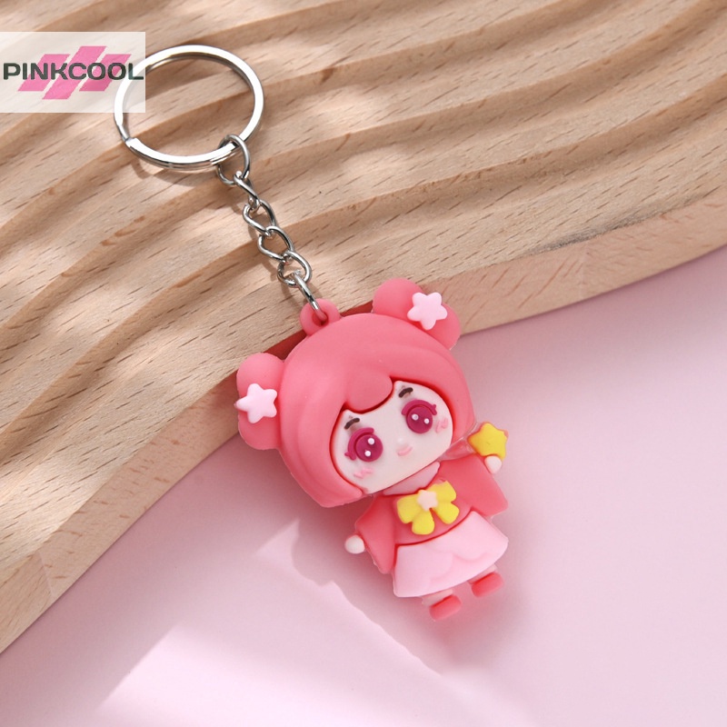 pinkcool-พวงกุญแจ-จี้ตุ๊กตาการ์ตูนน่ารัก-สร้างสรรค์-สําหรับแขวนกระเป๋าเป้สะพายหลัง-กุญแจรถยนต์-ขายดี