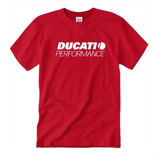 DUCATI MOTORCYCLES T SHIRT เสื้อยืด ดูคาติ ใส่ได้ทั้ง ชาย หญิง มี หลายขนาด M - 3XL ผ้า COTTON 100%