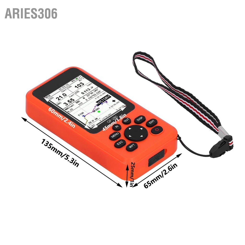 aries306-เครื่องนำทางมือถือ-gps-ลองจิจูด-ละติจูด-ระดับความสูง-เครื่องบันทึกตำแหน่งสำหรับยานสำรวจกลางแจ้ง