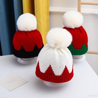 หมวกถักไหมพรม ป้องกันความหนาว คุณภาพสูง เวลาคริสต์มาส กฎที่สะดวกสบายและสวยงาม แฟชั่น