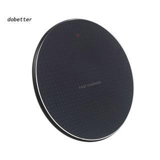 &lt;Dobetter&gt; Olaf เครื่องชาร์จไร้สาย 10W ทรงกลม แบบบาง ชาร์จเร็ว สําหรับ iPhone Android โทรศัพท์มือถือ