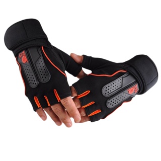 Mens Weight Lifting Gym Fitness Workout Training Exercise Half Gloves