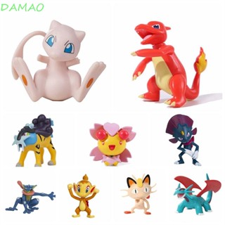 Damao ฟิกเกอร์ Poke-mon Thunder Charmander ขนาด 3.5-11 ซม. ของเล่นสําหรับเด็ก