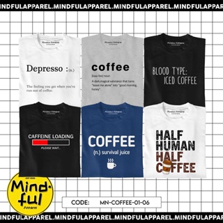 MINIMAL COFFEE GRAPHIC TEES PRINTS | MINDFUL APPAREL T-SHIRT_02