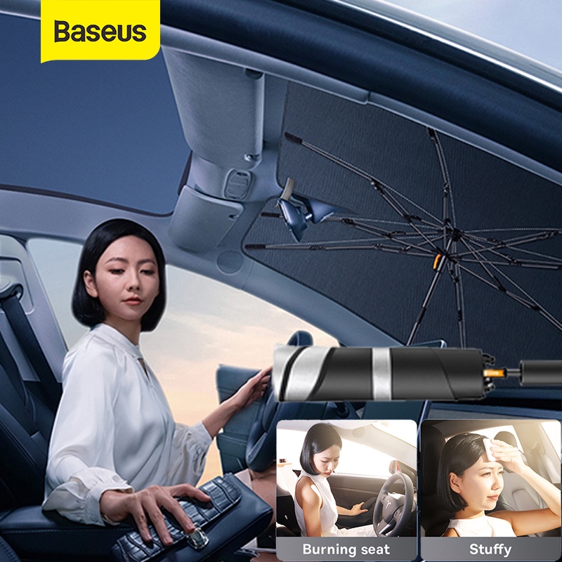 baseus-ม่านบังแดดกระจกรถยนต์-หน้าต่างรถยนต์-ม่านบังแดด-ด้านหน้า-บล็อก-ม่านบังแดด-ด้านหลัง-อัตโนมัติ-พับได้