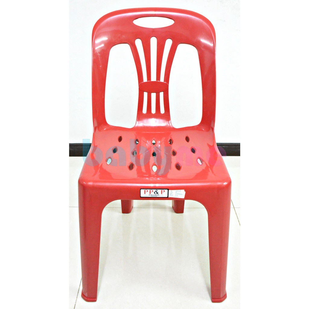 เก้าอี้พลาสติกมีพนักพิง-ราคาถูก-ใช้สำหรับนั่งทานข้าว-นั่งเล่น-มียางกันลื่น-สามารถรองรับน้ำหนักได้มาก-มี2สีให้เลือก