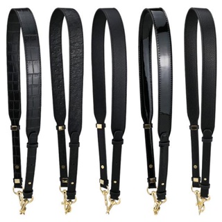 สายสะพายกระเป๋าหนังแท้ หนัง PU ปรับได้ ปรับระดับได้ Leather Shoulder Sling Strap Replacement