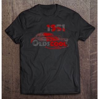 【hot sale】เสื้อยืด พิมพ์ลายรถยนต์ Oldscool 1951 70Th ของขวัญวันเกิด สําหรับเด็กนักเรียน