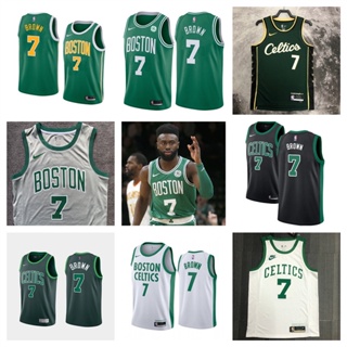 Boston Celtics #7 Jaylen Brown เสื้อบาสเก็ตบอลชายสั้น -เสื้อยืดกีฬา