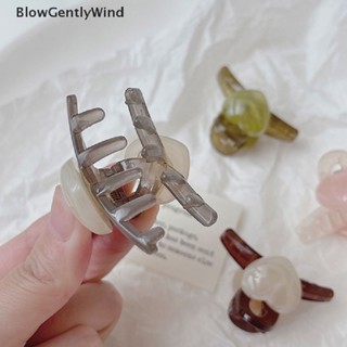 Blowgentlywind กิ๊บติดผมเจลลี่ รูปกรงเล็บฉลาม หัวใจ สีโมแรนดี้ อ่อนโยน BGW