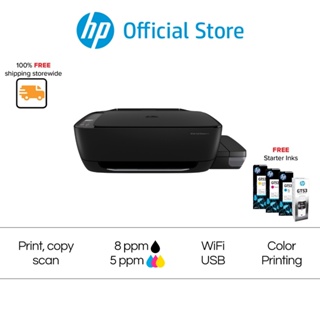 HP Ink Tank Wireless All-in-one 415 Printer | A4 Color Printer| Print Scan Copy |*2Yrs Warranty | USB Wireless Wi-Fi | Print up to 6000 black / 8000 color pages | Cartridge: GT52, GT53 | CISS