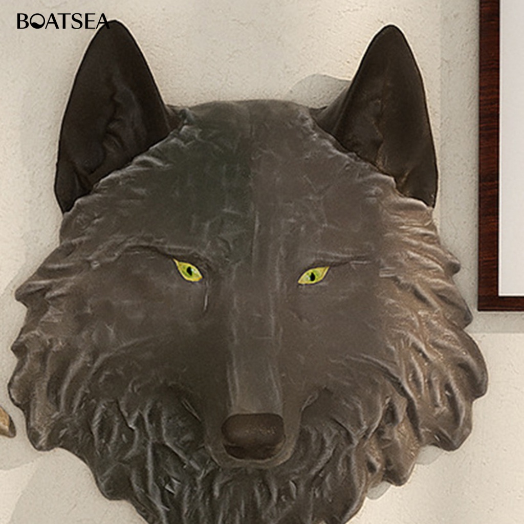boatsea-แม่พิมพ์ซิลิโคน-รูปหัวสิงโต-หมาป่า-สิงโต-สําหรับทํางานฝีมือ-diy