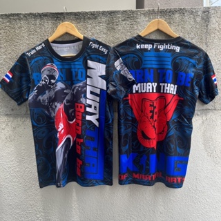 【พร้อมส่ง】เสื้อยืด พิมพ์ลาย MUAY THAI แฟชั่นฤดูร้อน สําหรับเด็ก และผู้ใหญ่ ไซซ์ 100 ซม.-160 ซม. XS-3XL