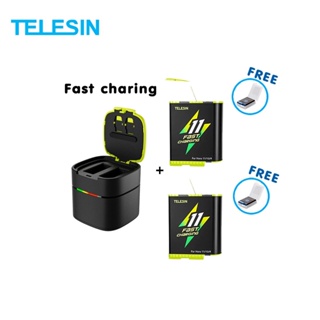 Telesin GoPro 11 / 10 / 9 Telesin Quick Charge Charging Case and Battery Set