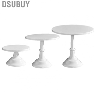 Dsubuy Metal Cake Stand  Round European Style Fine Workmanship Anti Slip Rack for Weddings