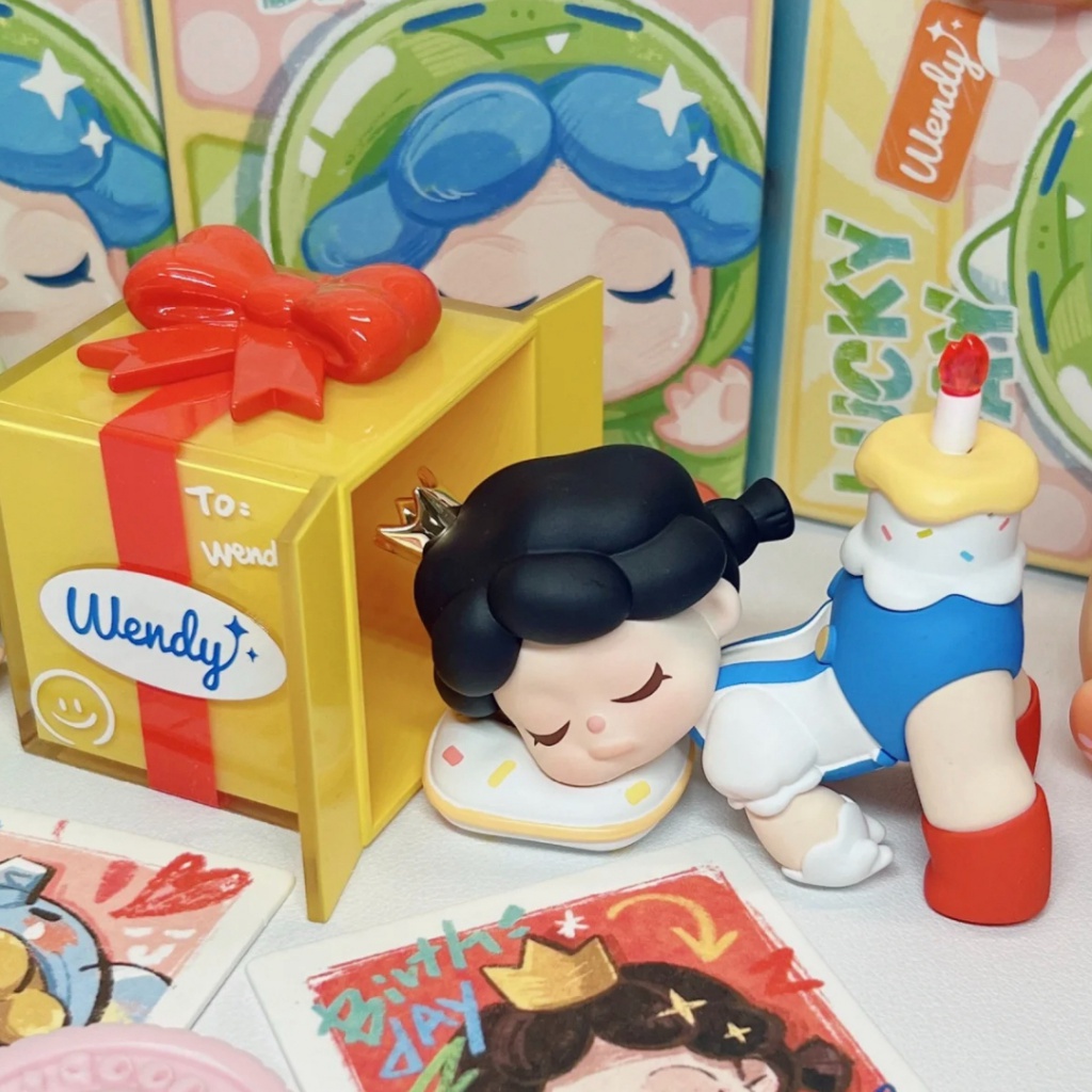 ของแท้-ฟิกเกอร์-wendy-v2-lucky-day-series-กล่องสุ่ม-เครื่องประดับ-สําหรับของขวัญ