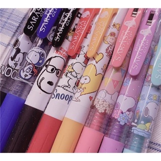 ✨i lucky✨ ม้าลายญี่ปุ่น Snoopy รุ่น JJ15 ชุดสีกลาง 10 สี Snoopy รุ่นจํากัด