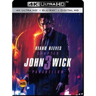 4K UHD 4K - John Wick Chapter 3 - Parabellum (2019) จอห์น วิค แรงกว่านรก 3 - แผ่นหนัง 4K UHD (เสียง Eng 7.1 Atmos/ ไทย |