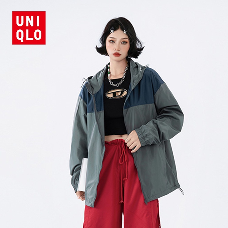 uniqlo-เสื้อกันฝน-กันแดด-upf50-6xl-กันน้ํา-ทรงหลวม-ขนาดใหญ่-เหมาะกับฤดูร้อน-สําหรับเด็กผู้ชาย-และเด็กผู้หญิง