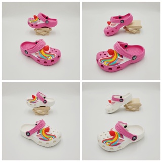 รองเท้าลำลองแฟชั่น เด็ก สไตล์ Crocs Fun Lab Classic I AM Unicorn Clog Kids