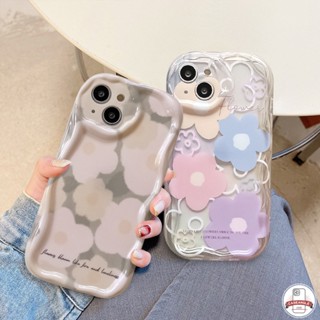 เคสโทรศัพท์มือถือ TPU นิ่ม ขอบโค้ง ลายดอกไม้ 3D หลากสี สําหรับ Vivo Y02 Y16 Y15 Y22 Y20 Y35 Y91C Y95 Y15s Y21s Y91 Y12 Y33s Y20i Y21 Y17 Y51 Y31 Y11 Y12i Y22s Y12s Y30 Y15A